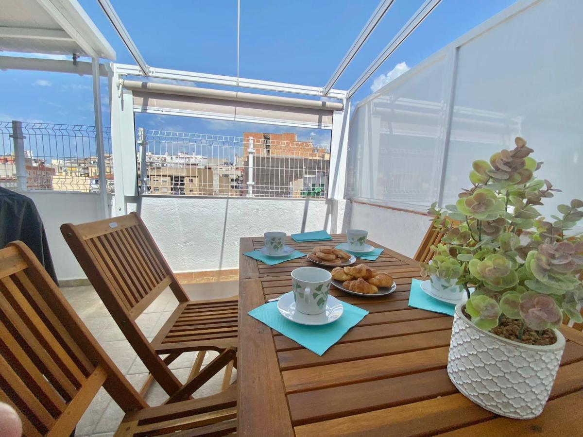 Atico Con Terraza Centro De Tarragona, Mi Refugio Apartment Luaran gambar